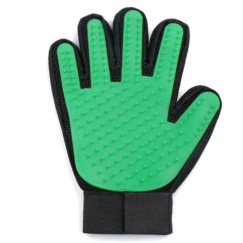 Silicone Pet Grooming Gloves Cats Hair Brush and Comb Gloves to Bathe Dogs Cleaning