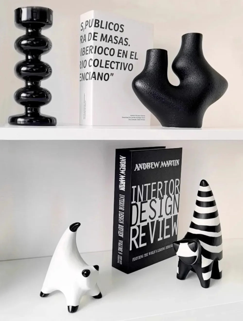 Livetai Wabi-Sabi Ceramic Abstract Sculpture,Handmade Irregular Decorative