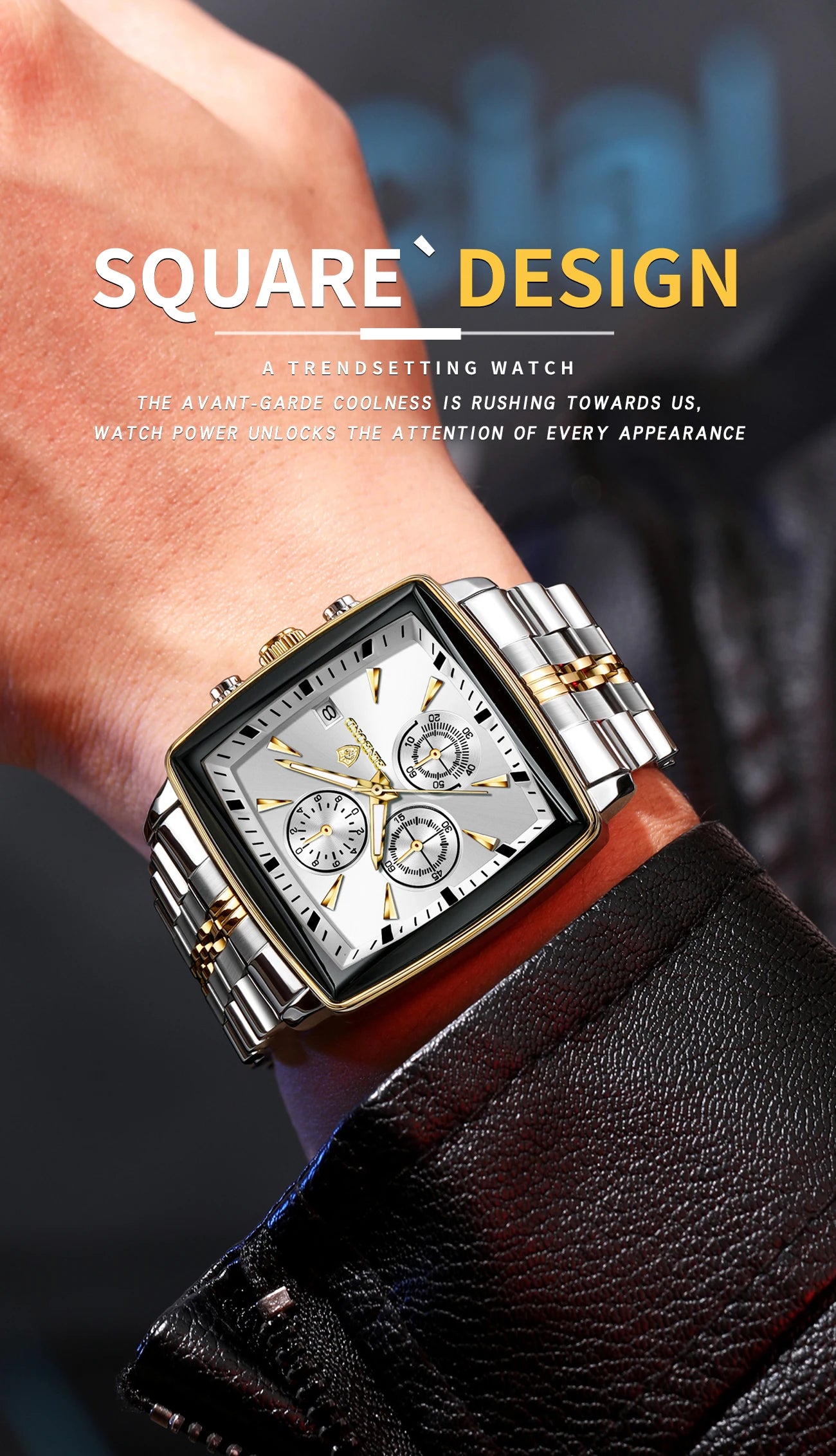 Bennstore BINBOND Luxury quartz watches for men