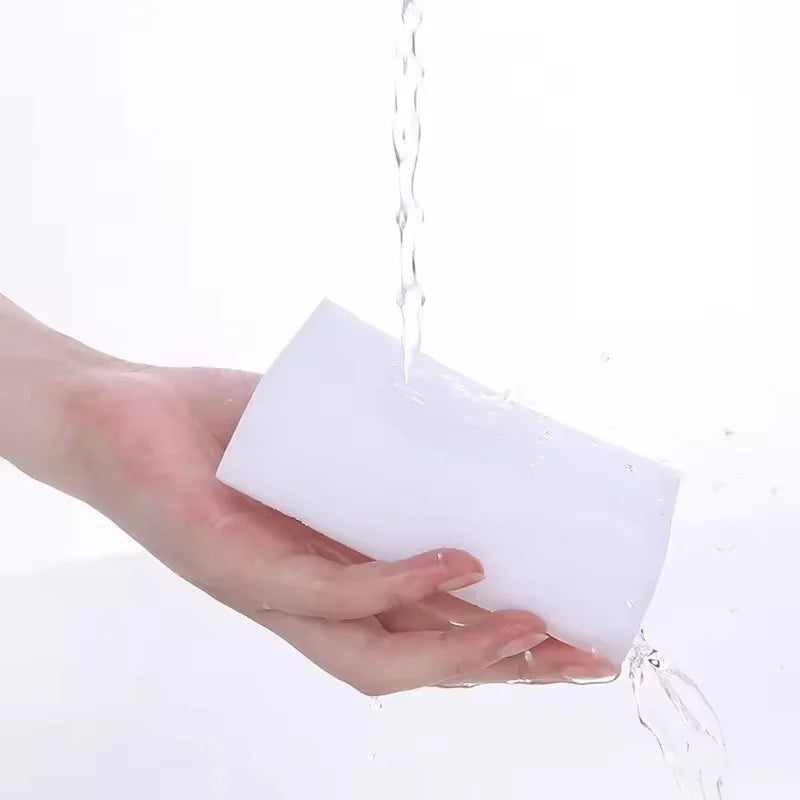 50/100Pcs Magic Sponge Cleaner Melamine Foam Scrubber for Kitchen Bathroom