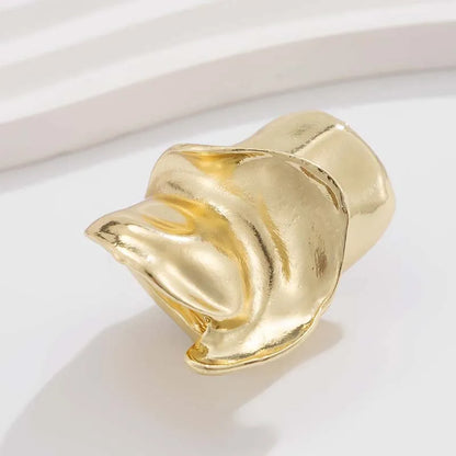Fashion Metal Irregular Twisted Rings for Women