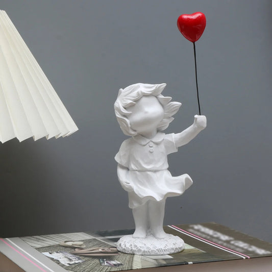 Banksy Heart Balloon And Flying Girl Inspired Artwork Modern