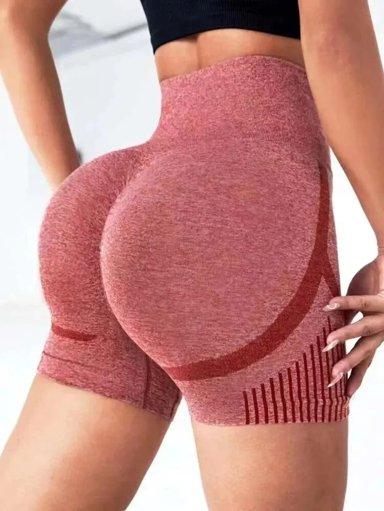 Women Yoga Shorts High Waist Workout Shorts Fitness Yoga Lift Butt Fitness