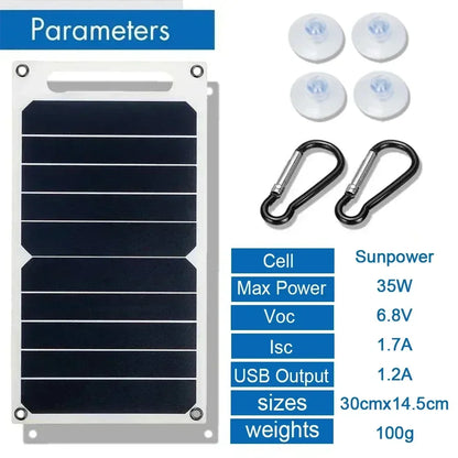 SOECOPO 30W Lightweight Flexible Solar Panel Kit, Free Mini Solar Regulator,
