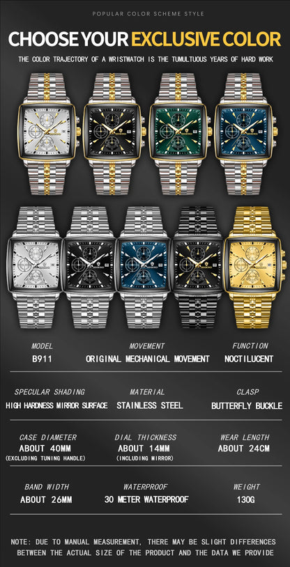 Bennstore BINBOND Luxury quartz watches for men