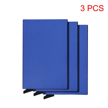 Rfid Credit Card Holder Metal Thin Slim Smart Wallet Men Women Wallets