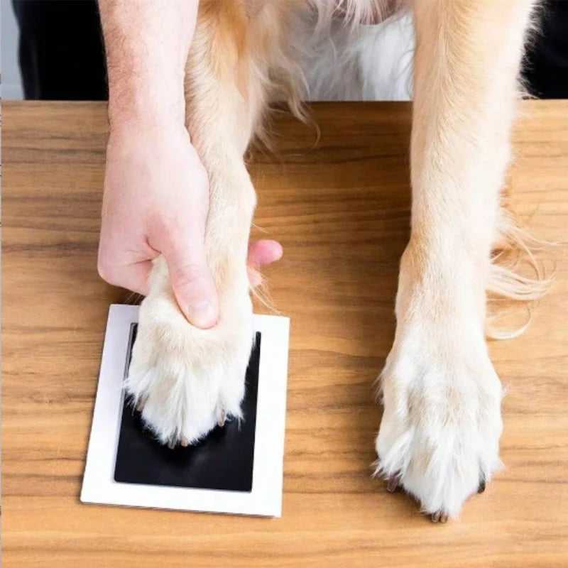 Inkless Cat Dog Paw Print Kit Pad Safe Non-toxic Baby Handprint