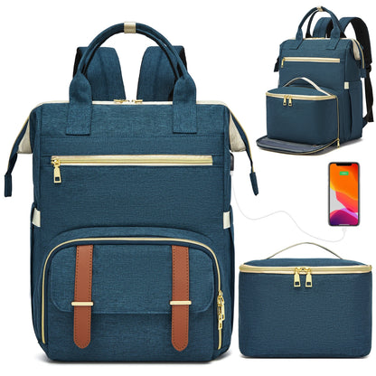 Lunch Backpack Insulated Cooler Picnic Bag Multifunctional