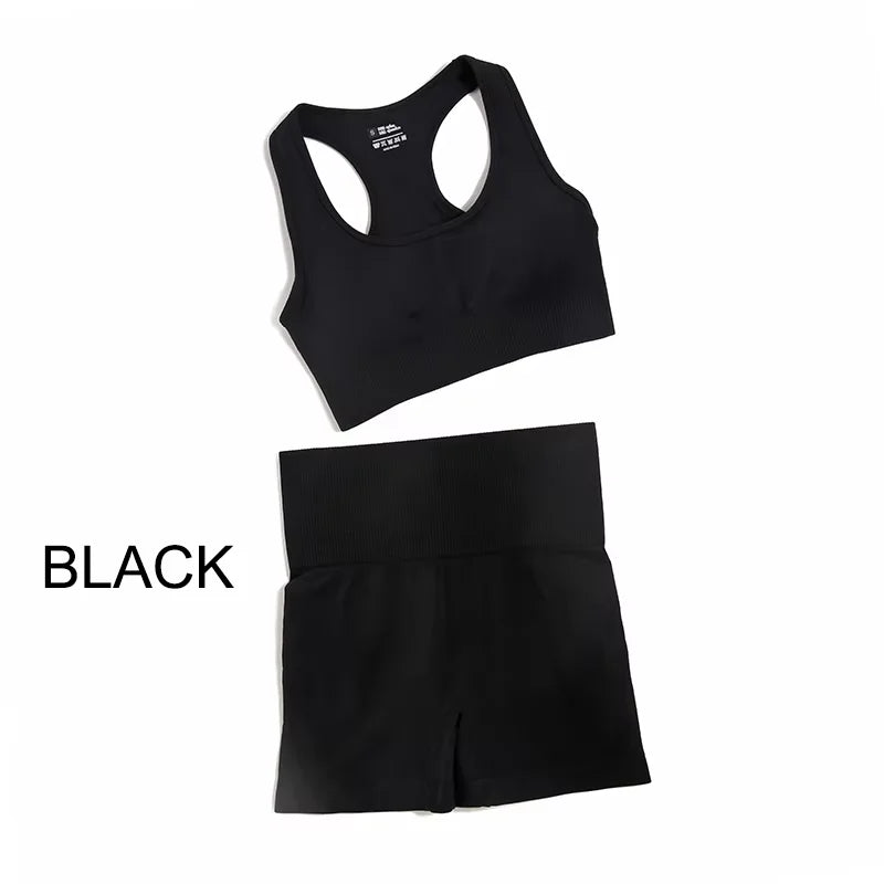 WAREBALL 2/3/4pcs Seamless Yoga Set Gym Clothes Sportswear Yoga