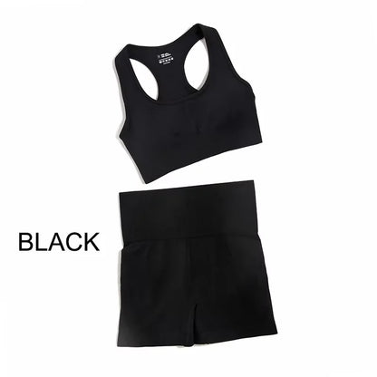 WAREBALL 2/3/4pcs Seamless Yoga Set Gym Clothes Sportswear Yoga