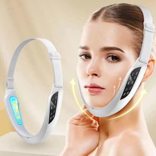 6 Mode 8 Level Vibration Facial Massager for Face Care & Contouring USB Rechargeable