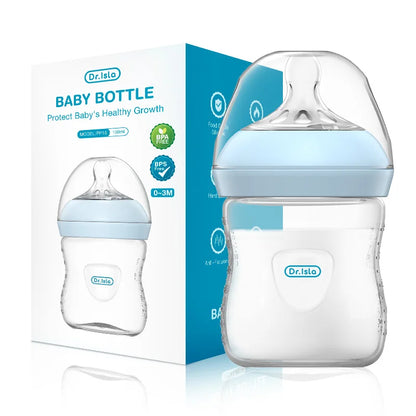 Baby PP Bottle 150/240/330ML Newborn Baby Bottle with Handle Milk