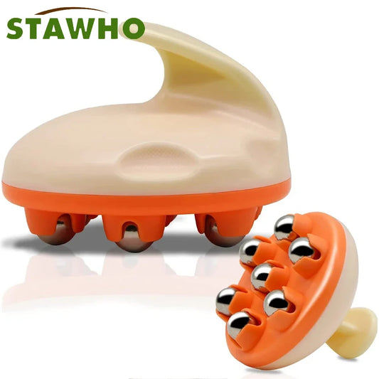 7-Bead Body Ball Roller Massager Professional Anti Cellulite Muscle