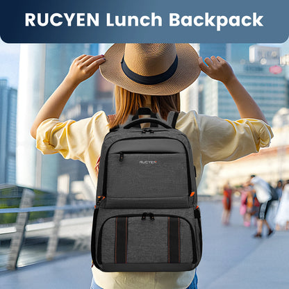 Lunch Backpack Insulated Cooler Picnic Bag Multifunctional