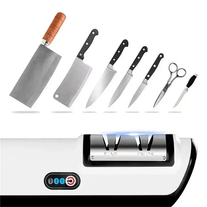 1pc Electric Knife Sharpener Multifunctional Automatic Professional