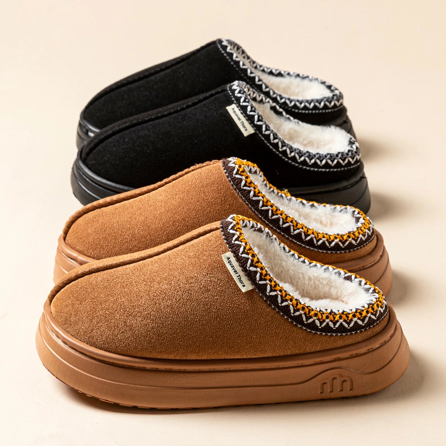 Winter Anti-slip Women's Soft Slipper Boots Fashion Couples
