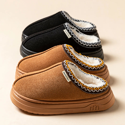 Winter Anti-slip Women's Soft Slipper Boots Fashion Couples