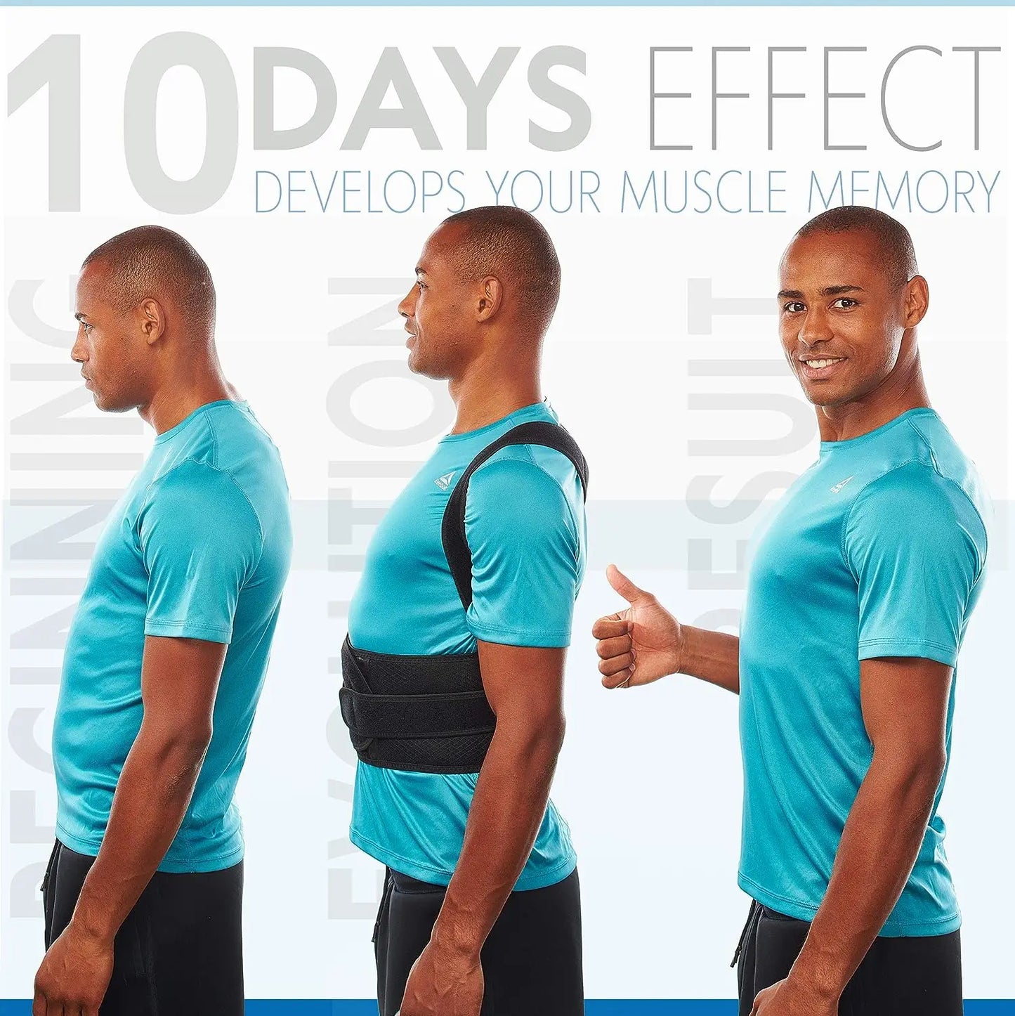 Back Brace Posture Support for Women and Men, Shoulder Straightener