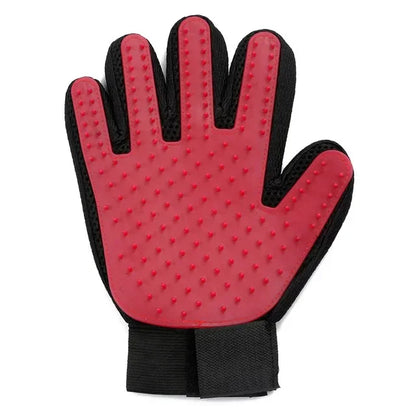Silicone Pet Grooming Gloves Cats Hair Brush and Comb Gloves to Bathe Dogs Cleaning
