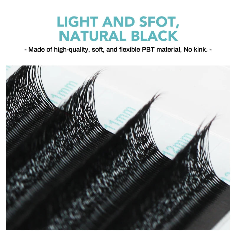 NATUHANA Wispy Camellia W Premade Lash Fans 3D/4D/5D