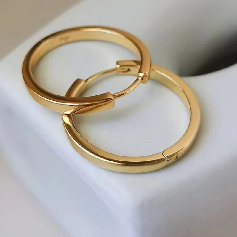 New Fashion Classics Simple Big Round Hoop Earrings  New Arrival