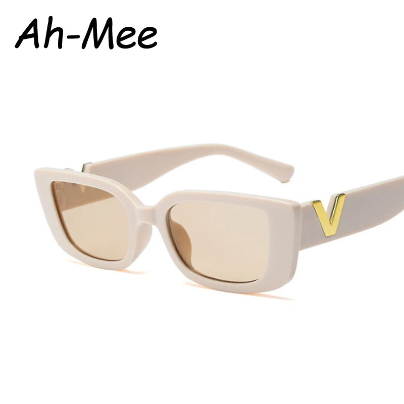Fashion Rectangle Sunglasses Women Luxury Brand Vintage