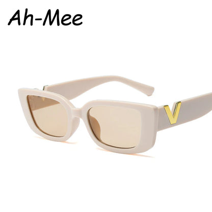 Fashion Rectangle Sunglasses Women Luxury Brand Vintage