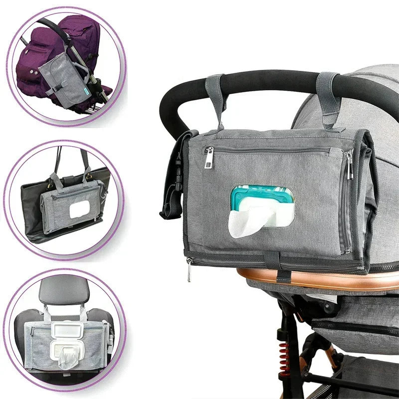 Portable Diaper Changing Pad Portable Baby Changing Pad with Pockets Waterproof