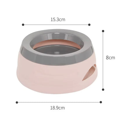 Anti Spill Pet Water Bowl Non Slip Splash Proof Dog