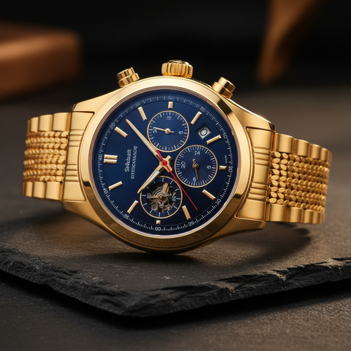 Luxury Gold Chrono Watch For Men